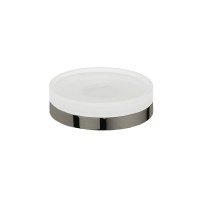 Мыльница настольная Colombo Mini цвет PVD нержавеющая сталь/матовое стекло