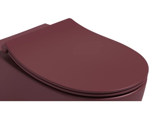Сиденье для унитаза ISVEA Sentimenti Neo с микролифтом бордовый матовый 40D80543I-S