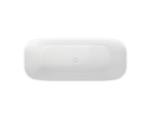 Ванна из искусственного камня Whitecross Clover 170х70 матовый белый