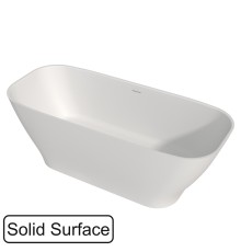 Ванна из искусственного камня Whitecross Clover 170х70 матовый белый