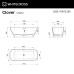 Ванна из искусственного камня Whitecross Clover 170х70 матовый белый