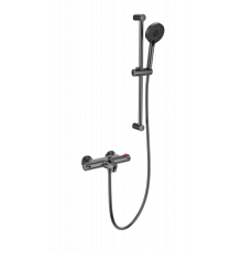 Смеситель для ванны с душем и термостатом Wonzon&Woghand, Темный графит