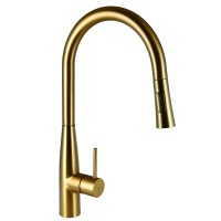 Cмеситель для кухни Raiber premium RPG-011 Graceful, матовое золото