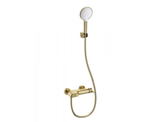 Смеситель для ванны с душем Wonzon&Woghand, Брашированное золото