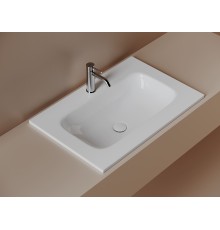 Раковина накладная мебельная Ceramicanova Грация (Grace) 710x457x137 с отв. под смеситель, белый CN7031