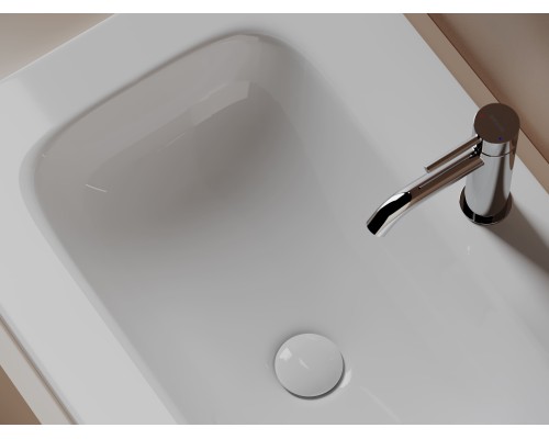 Раковина накладная мебельная Ceramicanova Грация (Grace) 710x457x137 с отв. под смеситель, белый