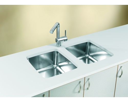 Кухонная мойка Alveus Luno 20 1128740 нержавеющая сталь в комплекте с сифоном