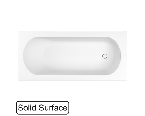 Ванна из искусственного камня Whitecross Gin 175x75 белый матовый