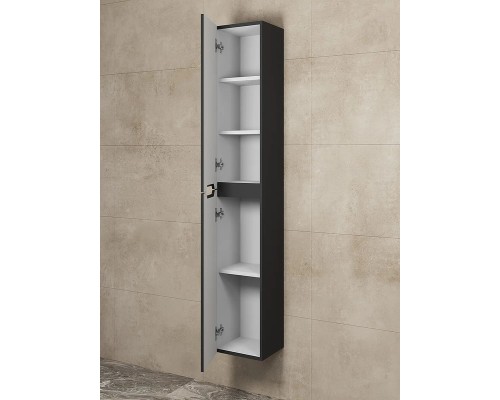 Шкаф-пенал Uperwood Tanos 33*25,5*150 см, подвесной, универсальный, черный