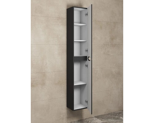 Шкаф-пенал Uperwood Tanos 33*25,5*150 см, подвесной, универсальный, черный