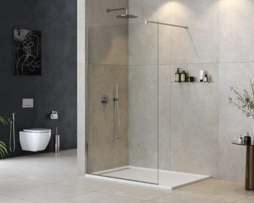 Душевая перегородка Cezares Liberta 140 LIBERTA-L-1-140-120-C-Cr Хром