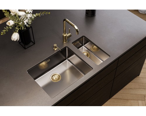 Кухонная мойка Alveus Monarch Kombino 50 1122673 серая в комплекте с выпуском