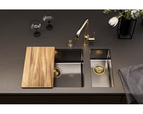 Кухонная мойка Alveus Monarch Kombino 50 1122673 серая в комплекте с выпуском