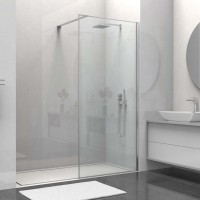 Душевая перегородка Vincea Walk-In VSW-1HS90CL, 90x200, хром, стекло прозрачное