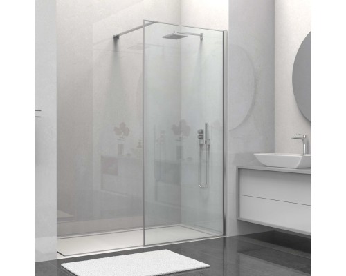 Душевая перегородка Vincea Walk-In VSW-1HS90CL, 90x200, хром, стекло прозрачное