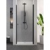 Дверь в нишу NEW TRENDY SUPERIA BLACK 80x195 черный