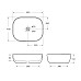 Раковина-чаша BelBagno 50 BB1302-H316 Бежевая матовая