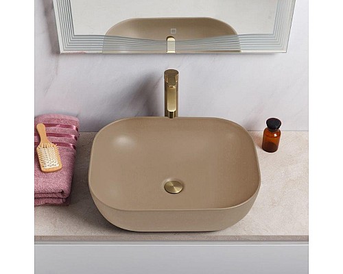 Раковина-чаша BelBagno 50 BB1302-H316 Бежевая матовая Раковина-чаша BelBagno 50 BB1302-H316 Бежевая матовая