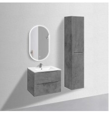 База под керамическую раковину Vincea Mia 700 подвесная 2 ящика Soft close Beton