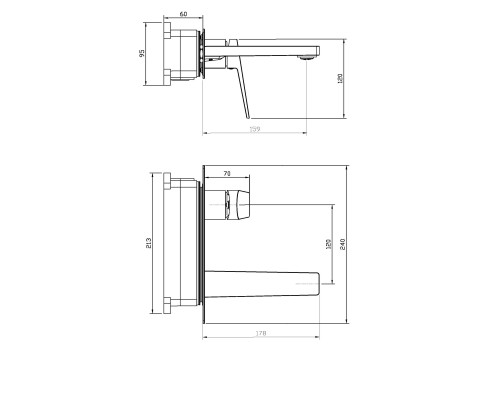 Смеситель для раковины BelBagno Ardente ARDENTE-BLVM-CRM-W0 Хром