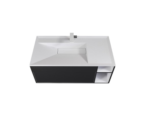 Раковина для ванной Uperwood Lotus Premium 100х50х13 см, белая глянцевая