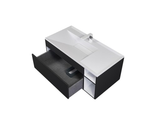 Раковина для ванной Uperwood Lotus Premium 100х50х13 см, белая глянцевая