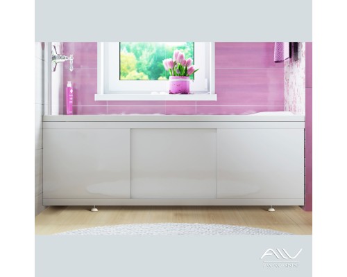 Экран под ванну Alavann Crystal 150 см раздвижной