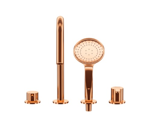 Смеситель на борт ванны Cezares Leaf LEAF-BVDM4-SS Sunset