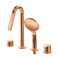 Смеситель на борт ванны Cezares Leaf LEAF-BVDM4-SS Sunset