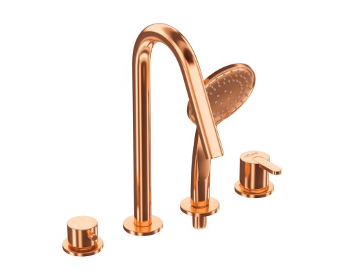 Смеситель на борт ванны Cezares Leaf LEAF-BVDM4-SS Sunset