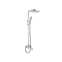 Душевая система Rimero RM2408WC Белый/Хром
