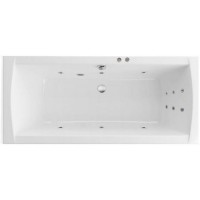 Ванна гидромассажная EXCELLENT Aquaria Lux Slim 180x80 LINE хром