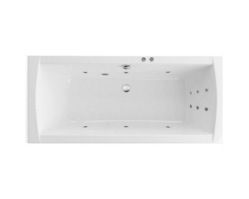 Ванна гидромассажная EXCELLENT Aquaria Lux Slim 180x80 LINE хром