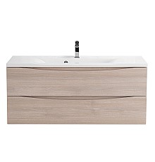 Тумба под раковину BelBagno Marino 110 MARINO-1100-2C-SO-RG-P подвесная Rovere Grigio