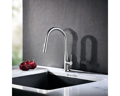 Смеситель для кухни Raiber premium, Graceful RP-011, хром