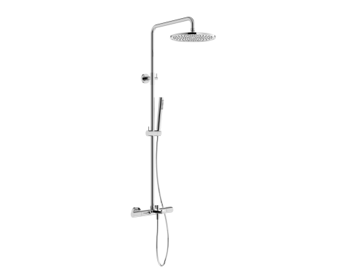 Душевая система с термостатом и изливом SANCOS Etna, хром, SC9008CH