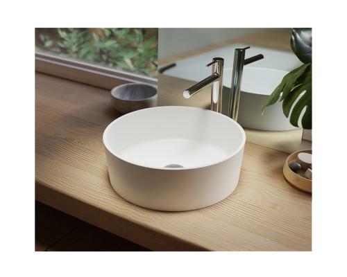 Раковина накладная Whitecross Agate белый матовый