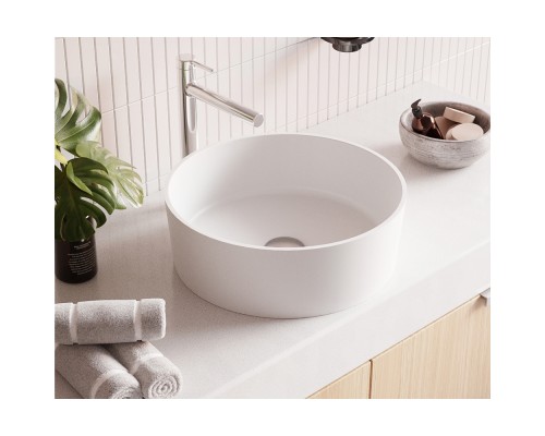 Раковина накладная Whitecross Agate белый матовый