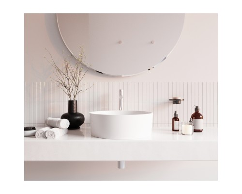 Раковина накладная Whitecross Agate белый матовый