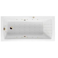 Ванна гидромассажная EXCELLENT Aquaria 170x75 NANO золото