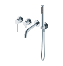 Смеситель для ванны встраиваемый Wonzon&Woghand STICK, Хром WW-889017-CR