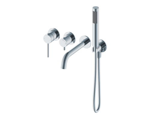 Смеситель для ванны встраиваемый Wonzon&Woghand STICK, Хром WW-889017-CR