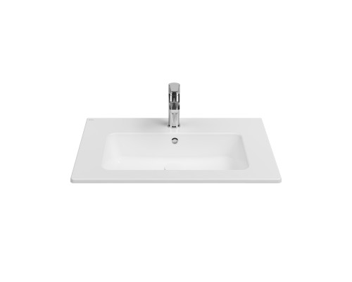 Раковина накладная ISVEA Sistema T 70 ультратонкая, 71см, белый глянец 10SL50071SV