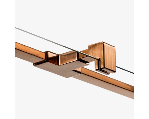 Душевое ограждение NEW TRENDY AVEXA COPPER BRUSHED R 80x90x200 медь