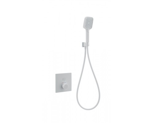 Смеситель для душа с термостатом встраиваемый Wonzon&Woghand, Белый матовый