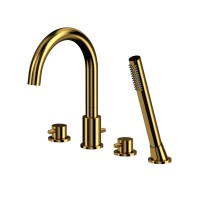 Смеситель для ванны на 4 отверстия WHITECROSS Y Y1232GL золото