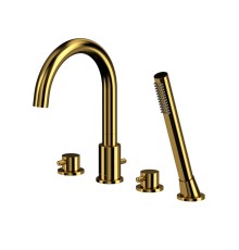 Смеситель для ванны на 4 отверстия WHITECROSS Y Y1232GL золото