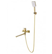 Смеситель для ванны Wonzon&Woghand FLEX, Брашированное золото WW-639906-BG
