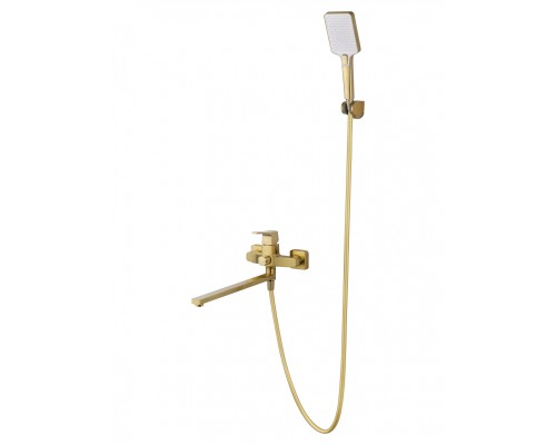 Смеситель для ванны Wonzon&Woghand FLEX, Брашированное золото WW-639906-BG