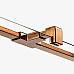 Дверь в нишу NEW TRENDY AVEXA COPPER BRUSHED 100x200 EXK-3536 брашированная медь